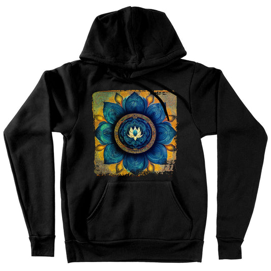 Mandala Art Hooded Sweatshirt – Graphic Hoodie – Printed Hoodie
