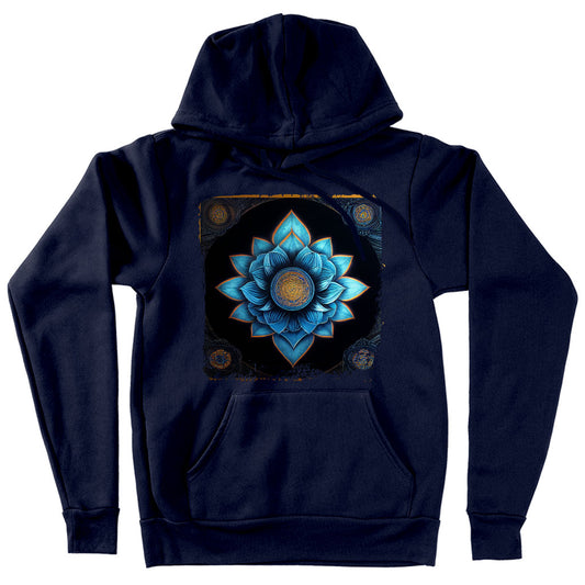 Lotus Mandala Hooded Sweatshirt – Colorful Hoodie – Artwork Hoodie