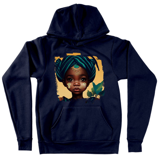 Cute Girl African Princess Hooded Sweatshirt Hoodie