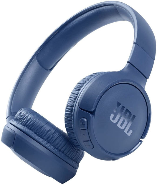 Tune 510BT: Wireless On-Ear Headphones with Purebass Sound - Blue, Medium